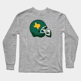 Waco, Texas Football Helmet Long Sleeve T-Shirt